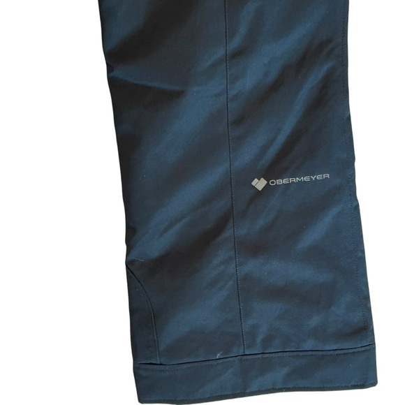 Obermeyer Teen Young Adult Ski Pants Sleek Slim Fit Design Black Bottoms 14/16 - Picture 12 of 13